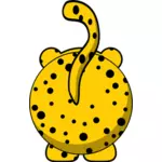 Cheetah's back