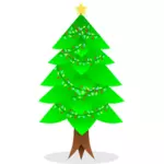 Boże Narodzenie drzewo wektor