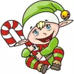 Natal Elf ilustrasi
