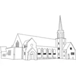 Церковь векторная графика