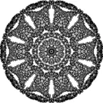 Circular ornamental drawing