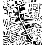 Vista superior del vector de la imagen urbana plan maestro