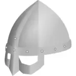 Viking opptog hjelm vector illustrasjon