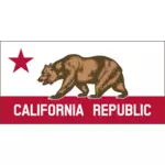 California Republikken banner vektorgrafikk utklipp