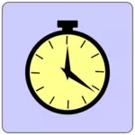 Ícone de vetor de relógio alarme analógico
