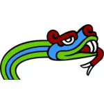 Azteekse slang symbool