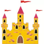 Barevné středověký hrad