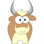 Sarjakuva lehmä hahmo