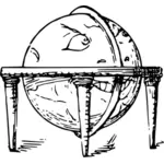 Comic globe