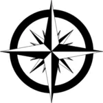Mawar Kompas vektor sketsa