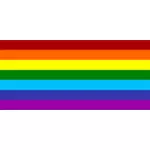 Regenboogvlag vector