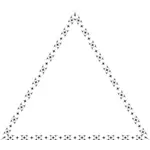 Zwart-wit driehoek
