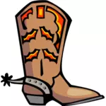 Cowboy boot vector graphics