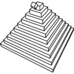Ilustração da pirâmide