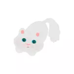 גרפיקה וקטורית חתול חמוד פלאפי