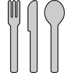رموز ناقلات أدوات المائدة