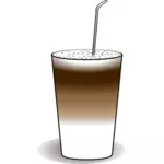 Latte-Macchiato-Vektor