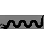Obrazu sylwetka węża