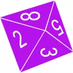 紫のゲーム サイコロ