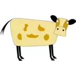 Cartoon koe glinsterende clip art