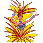 רקדנית ברזילאית