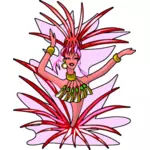 Тропические танцовщица