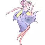 Ziemlich tanzende ballerina
