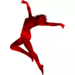 صورة ظلية راقصة