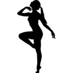 Posing danseuse