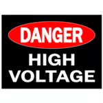 高電圧危険