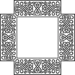 Quadratische arabisches ornament