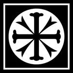 Carré décoratif avec croix