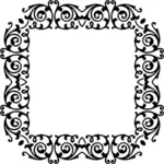 Черное зеркало рамки изображения