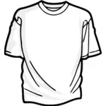 Blankt-tricou vector illustration