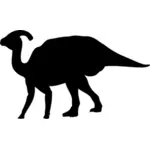 Dino silhouette image