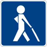 Visuele handicap teken vector illustraties