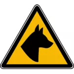 Hond gevaar afbeelding