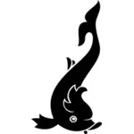 Dolfijn silhouet afbeelding