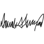 Donald Trump podpis