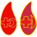 Donorconferentie badge vector afbeelding