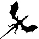 Dragon spanwijdte silhouet