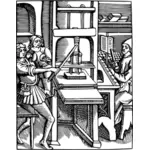 初期の印刷機