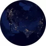 Earth om natten