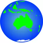 Globe vector illustraties