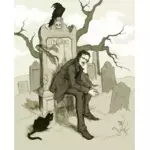 Ilustración de Edgar Allan Poe
