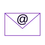 Signe de courriel enveloppe
