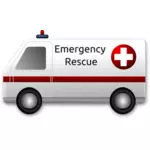 Arte de rescate de emergencia vector clip
