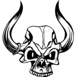 Illustrazione del cranio diabolico