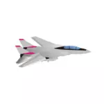 Grumman F-14 Tomcat lentokoneen vektorikuva