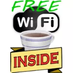 Бесплатный Wi-Fi стикер